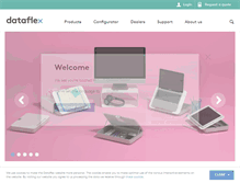 Tablet Screenshot of dataflex-int.com